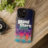 GTA6 Phone Case | Phone Protector Gift | Colorful Sunset Cover