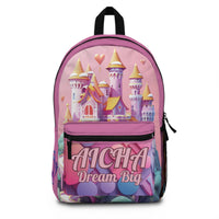 Backpack Pink Girls Design I Back to School I Backpack school I Gift for Kids I Princess Castle I Travel