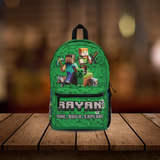 Backpack MINECRAFT I Backpack school I Gift for Kids I Travel