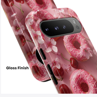 Pink Donuts Phone Case | Phone Protector Gift | Cute Donuts Design Cover