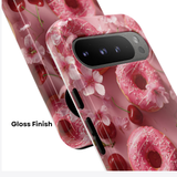 Pink Donuts Phone Case | Phone Protector Gift | Cute Donuts Design Cover