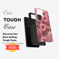 Pink Donuts Phone Case | Phone Protector Gift | Cute Donuts Design Cover